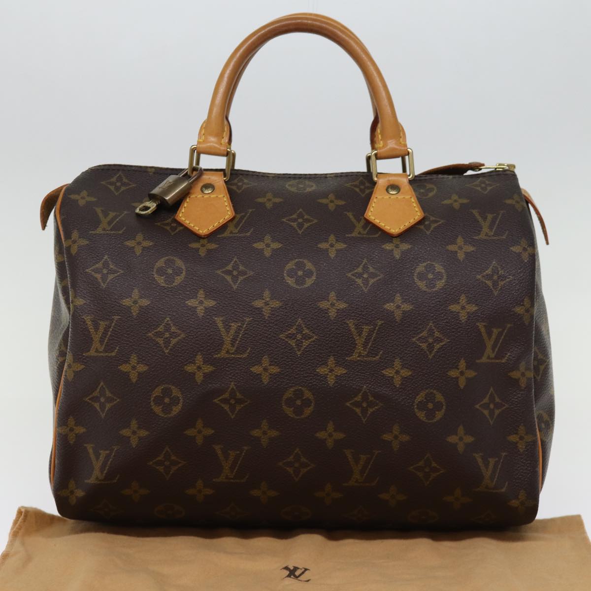 LOUIS VUITTON Monogram Speedy 30 Hand Bag M41526 LV Auth 67831