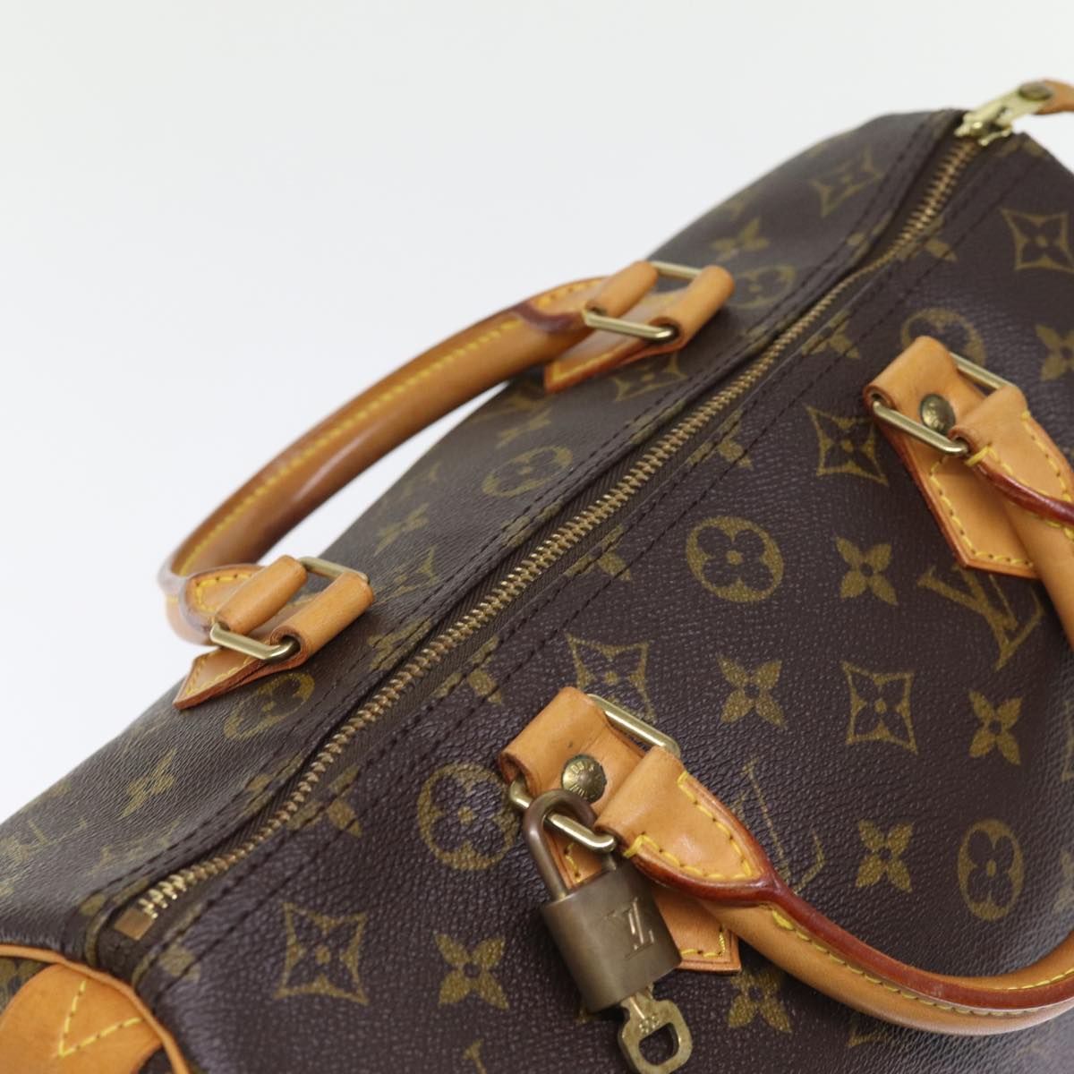 LOUIS VUITTON Monogram Speedy 30 Hand Bag M41526 LV Auth 67831