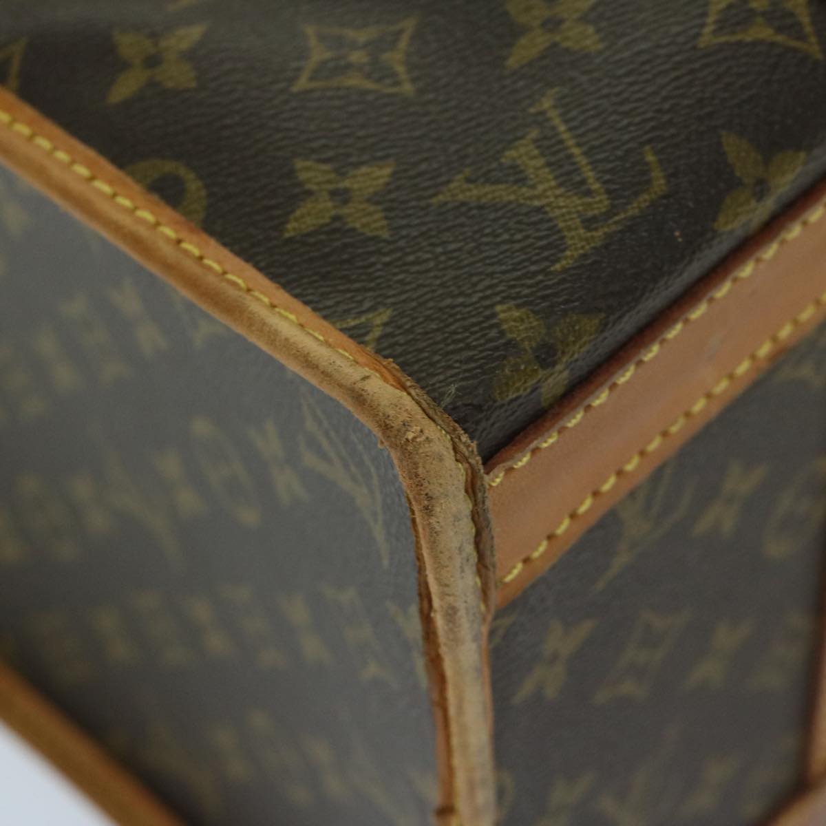 LOUIS VUITTON Monogram Sac Chasseur 40 Pet Carry M41924 LV Auth 67847