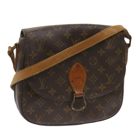LOUIS VUITTON Monogram Saint Cloud GM Shoulder Bag M51242 LV Auth 67851