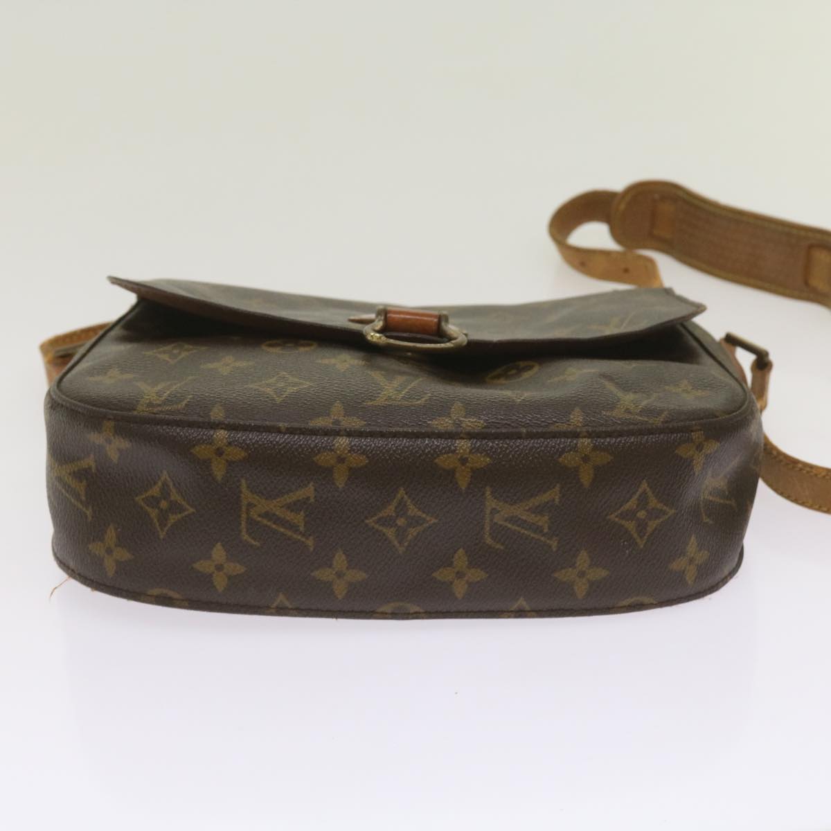 LOUIS VUITTON Monogram Saint Cloud GM Shoulder Bag M51242 LV Auth 67851