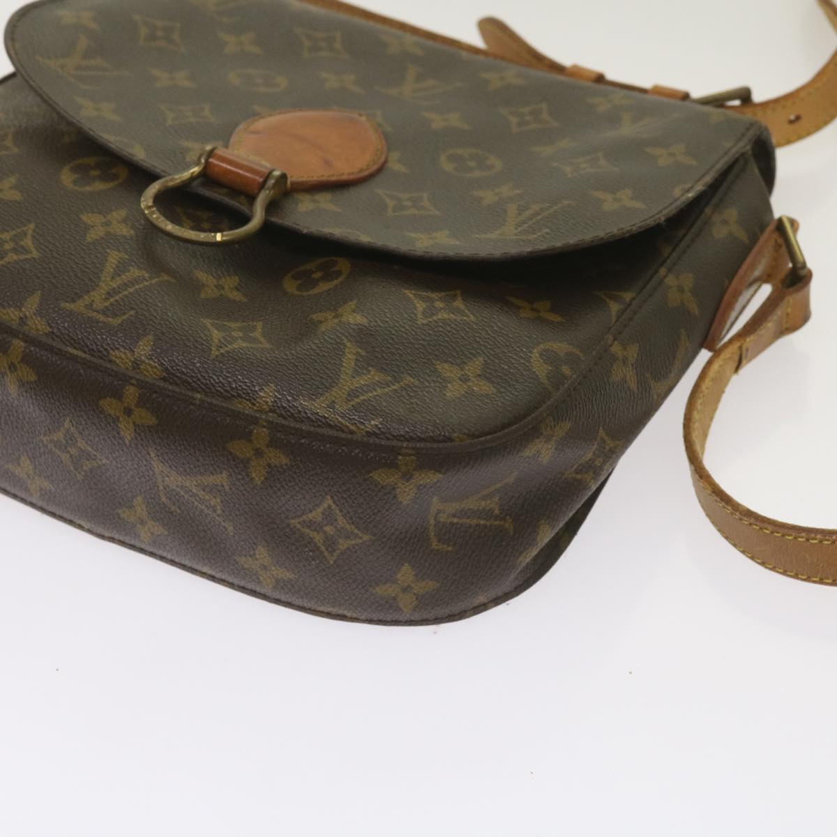 LOUIS VUITTON Monogram Saint Cloud GM Shoulder Bag M51242 LV Auth 67851