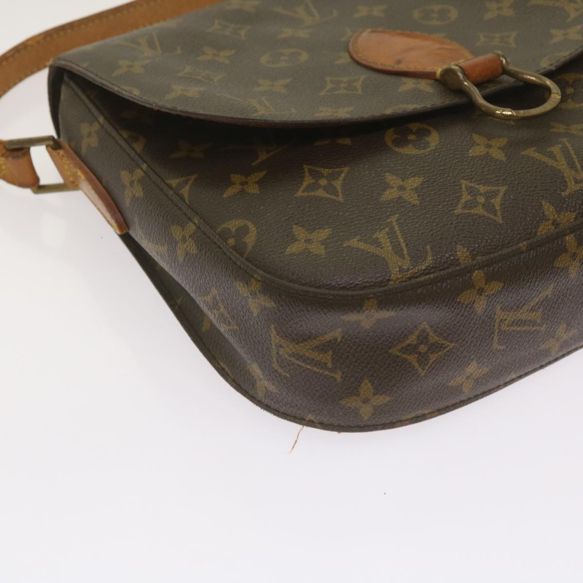 LOUIS VUITTON Monogram Saint Cloud GM Shoulder Bag M51242 LV Auth 67851