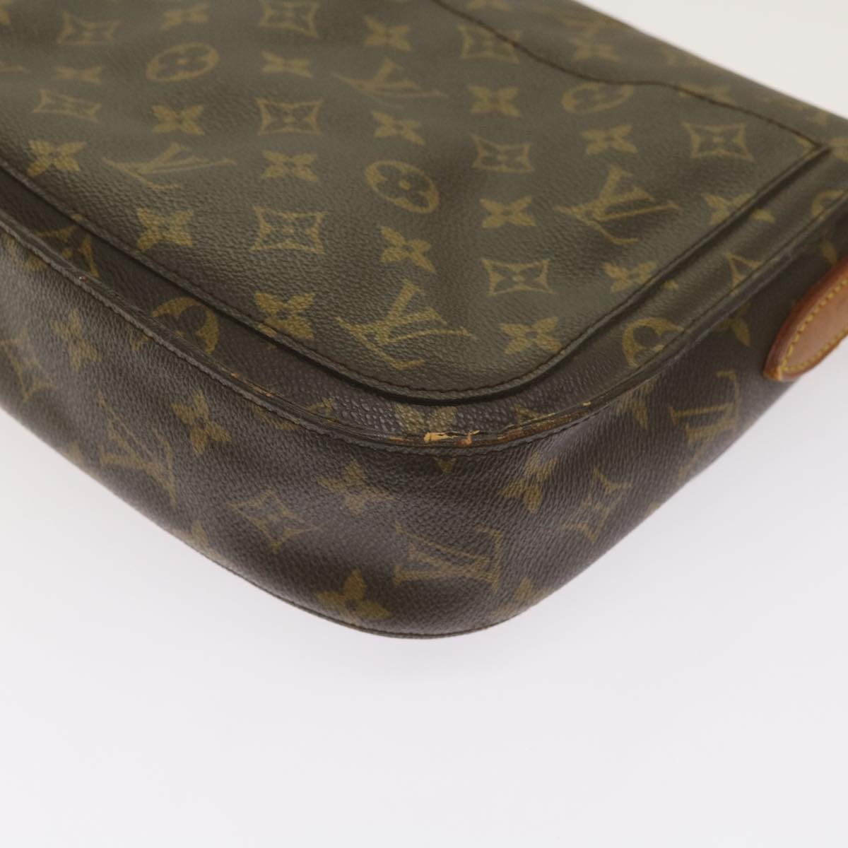 LOUIS VUITTON Monogram Saint Cloud GM Shoulder Bag M51242 LV Auth 67851