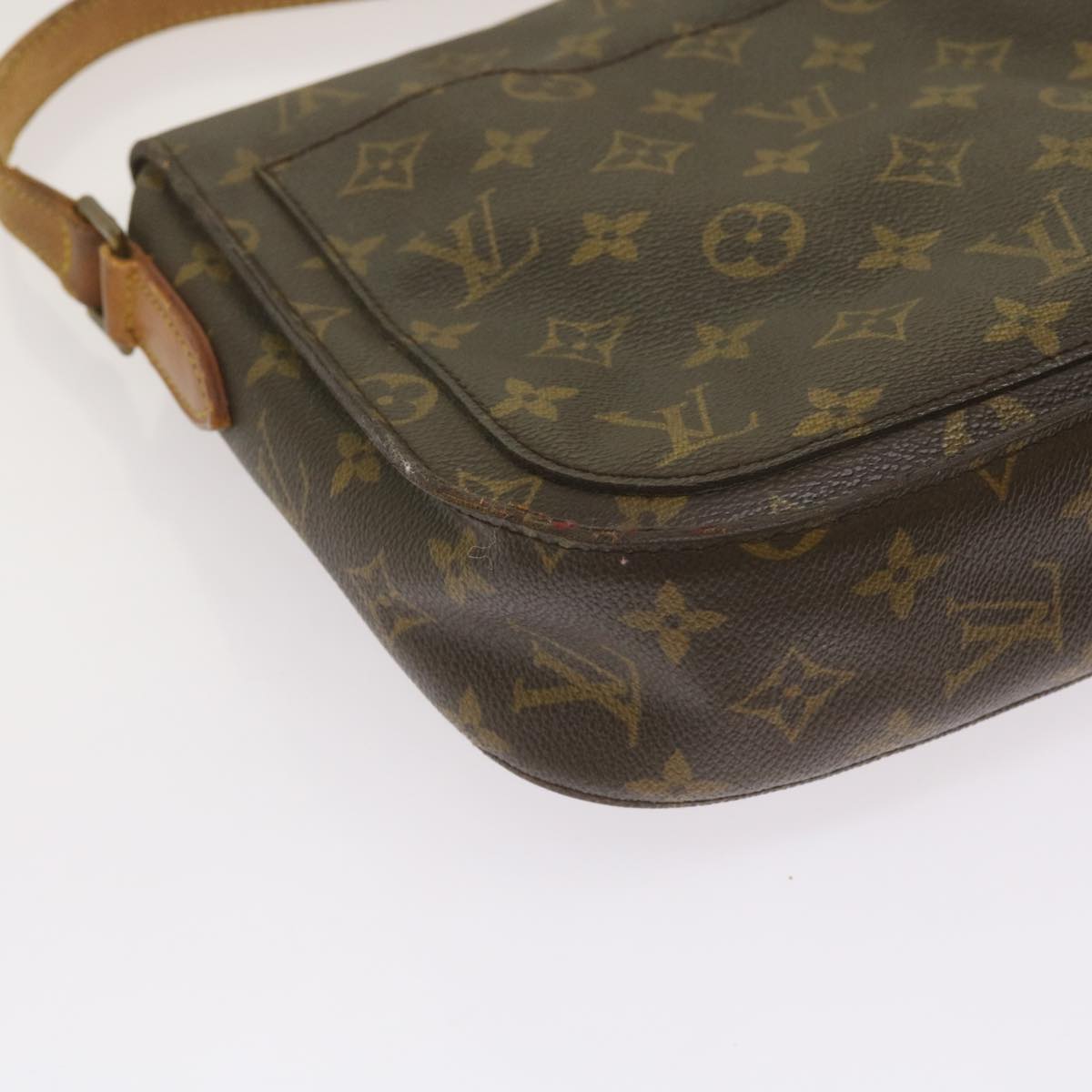 LOUIS VUITTON Monogram Saint Cloud GM Shoulder Bag M51242 LV Auth 67851