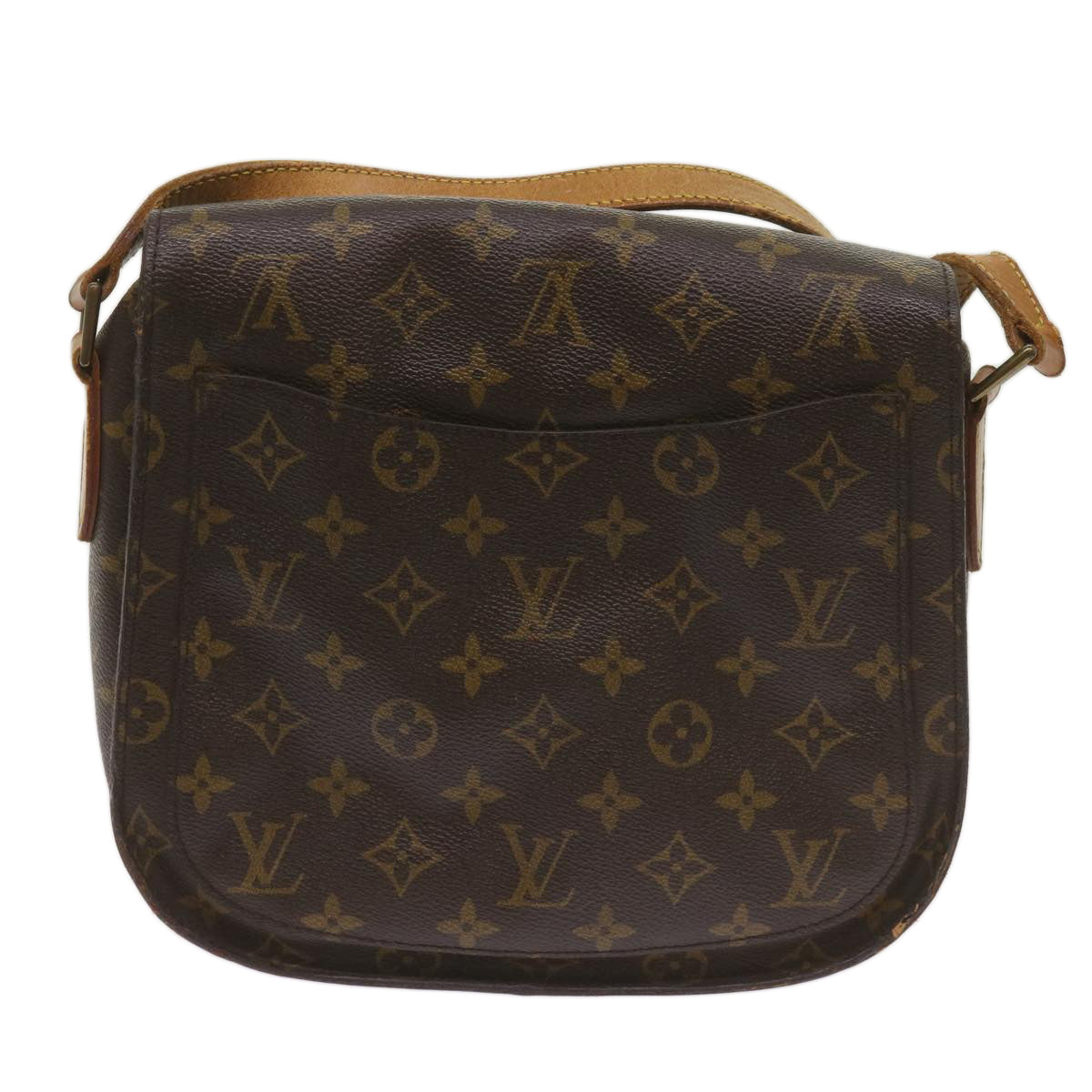 LOUIS VUITTON Monogram Saint Cloud GM Shoulder Bag M51242 LV Auth 67851