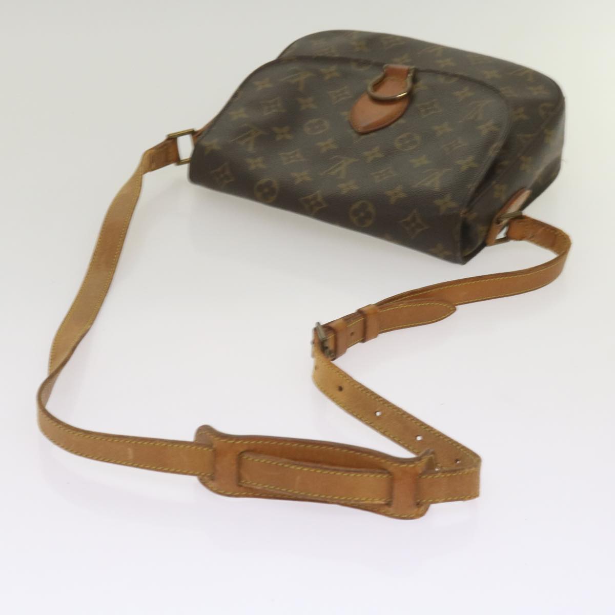 LOUIS VUITTON Monogram Saint Cloud GM Shoulder Bag M51242 LV Auth 67851