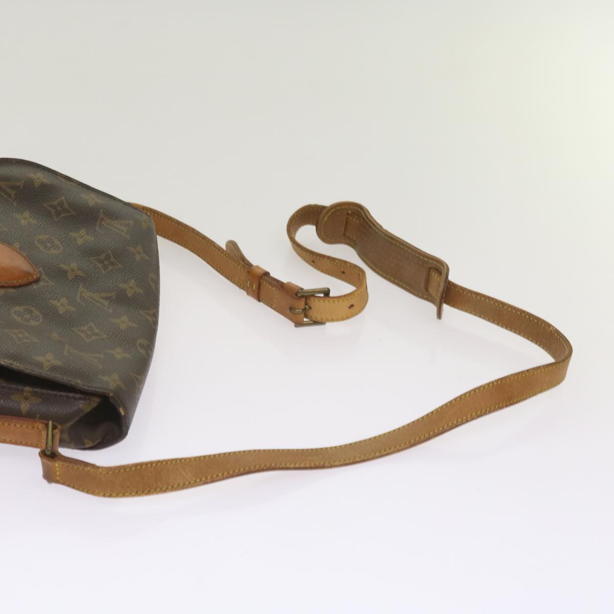 LOUIS VUITTON Monogram Saint Cloud GM Shoulder Bag M51242 LV Auth 67851