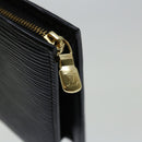 LOUIS VUITTON Epi Trousse Poche Toilette 15 Pouch Black LV Auth 67856-8