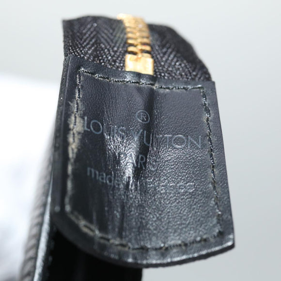 LOUIS VUITTON Epi Trousse Poche Toilette 15 Pouch Black LV Auth 67856