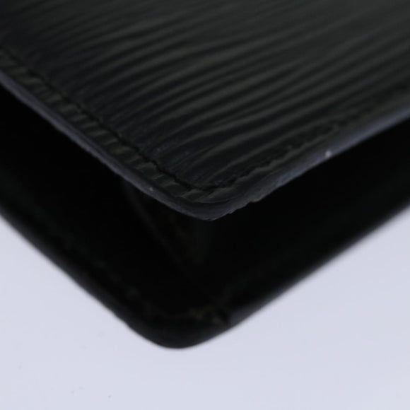 LOUIS VUITTON Epi Trousse Poche Toilette 15 Pouch Black LV Auth 67856