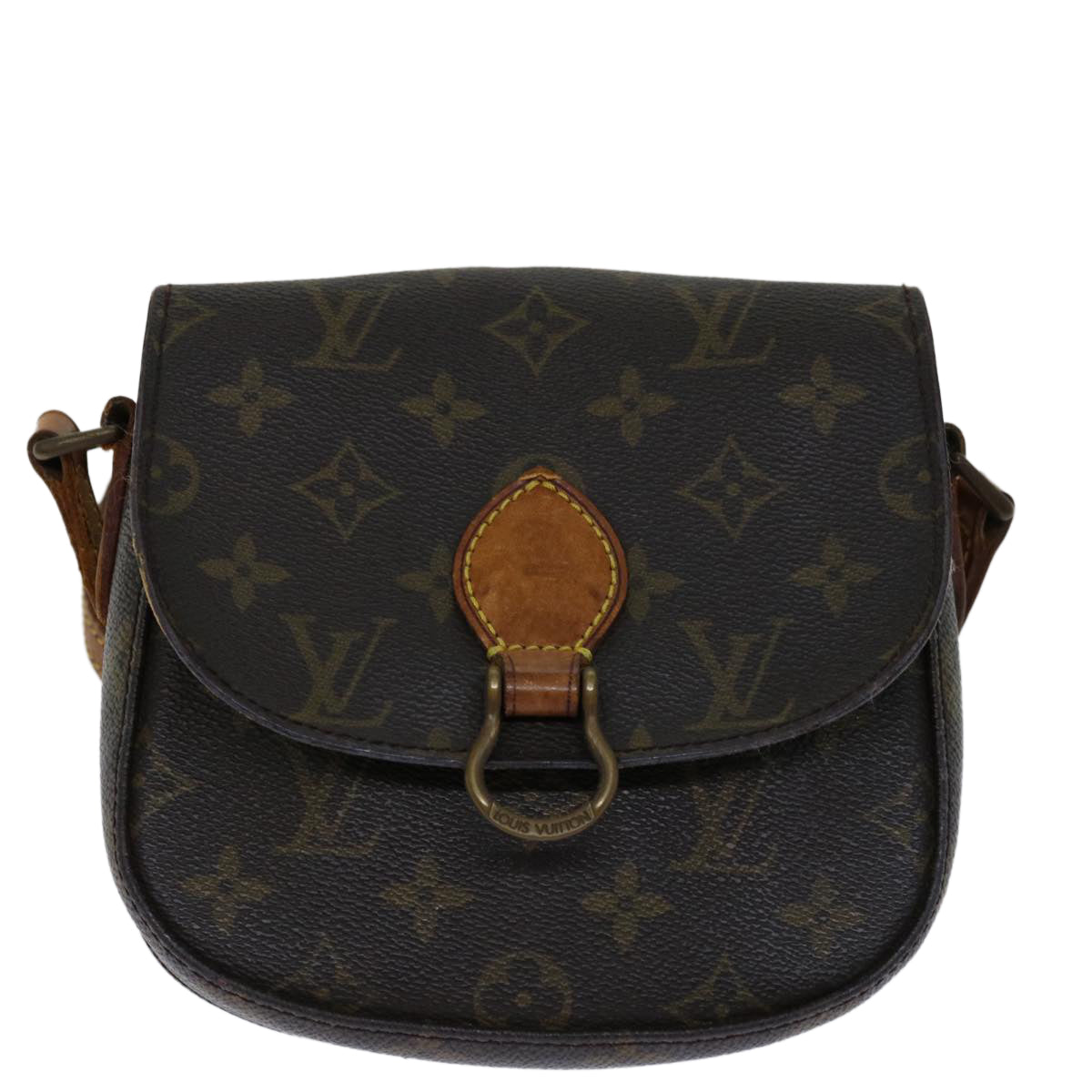 LOUIS VUITTON Monogram Saint Cloud PM Shoulder Bag M51244 LV Auth 67887