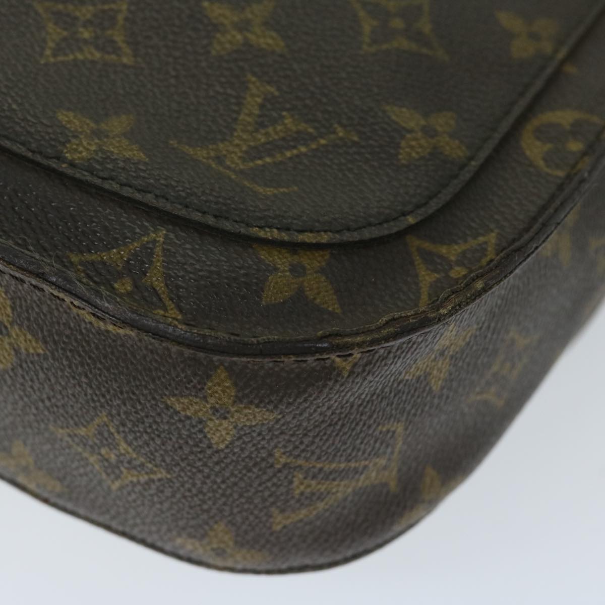 LOUIS VUITTON Monogram Saint Cloud GM Shoulder Bag M51242 LV Auth 67890