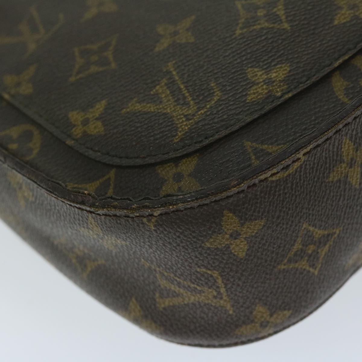 LOUIS VUITTON Monogram Saint Cloud GM Shoulder Bag M51242 LV Auth 67890