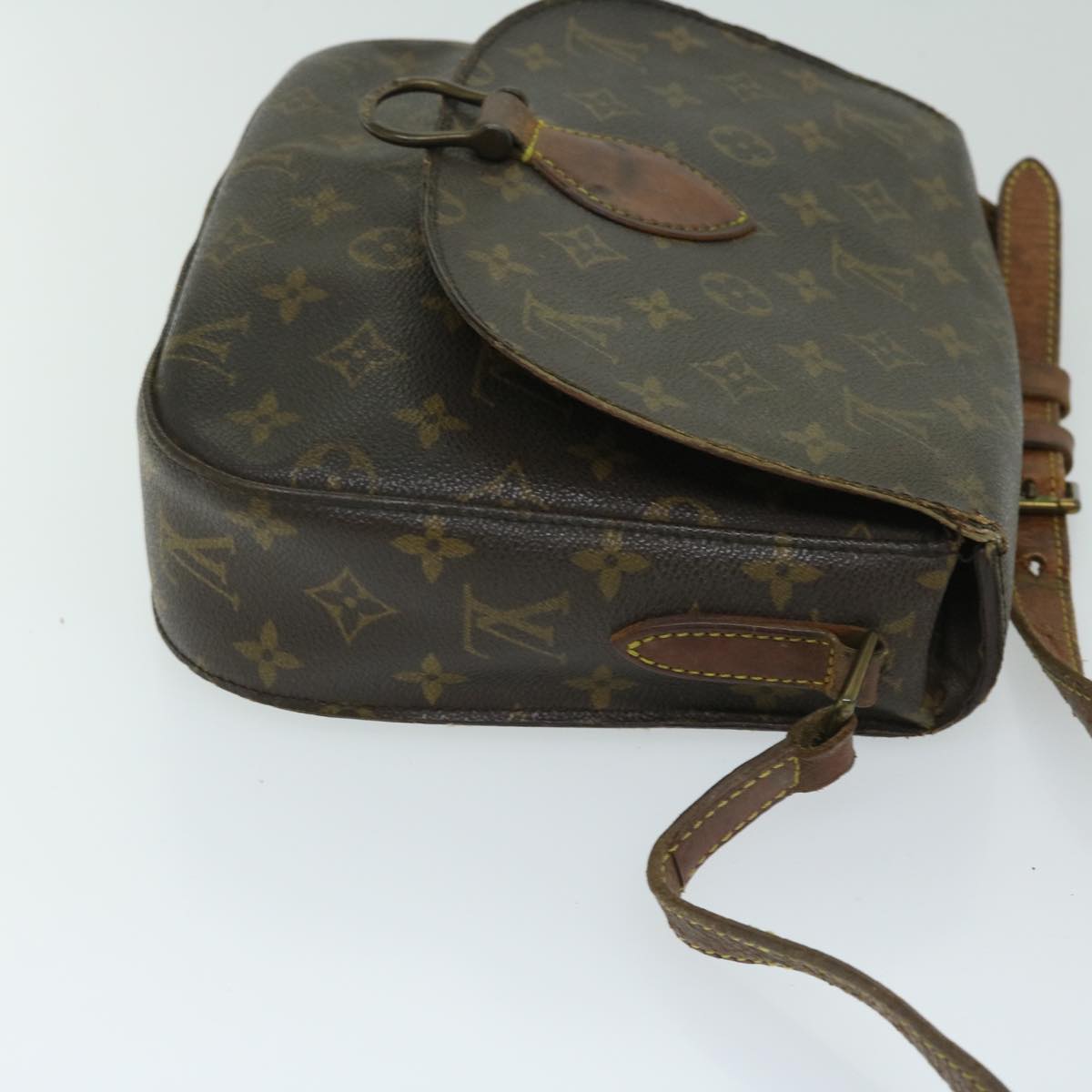 LOUIS VUITTON Monogram Saint Cloud GM Shoulder Bag M51242 LV Auth 67890