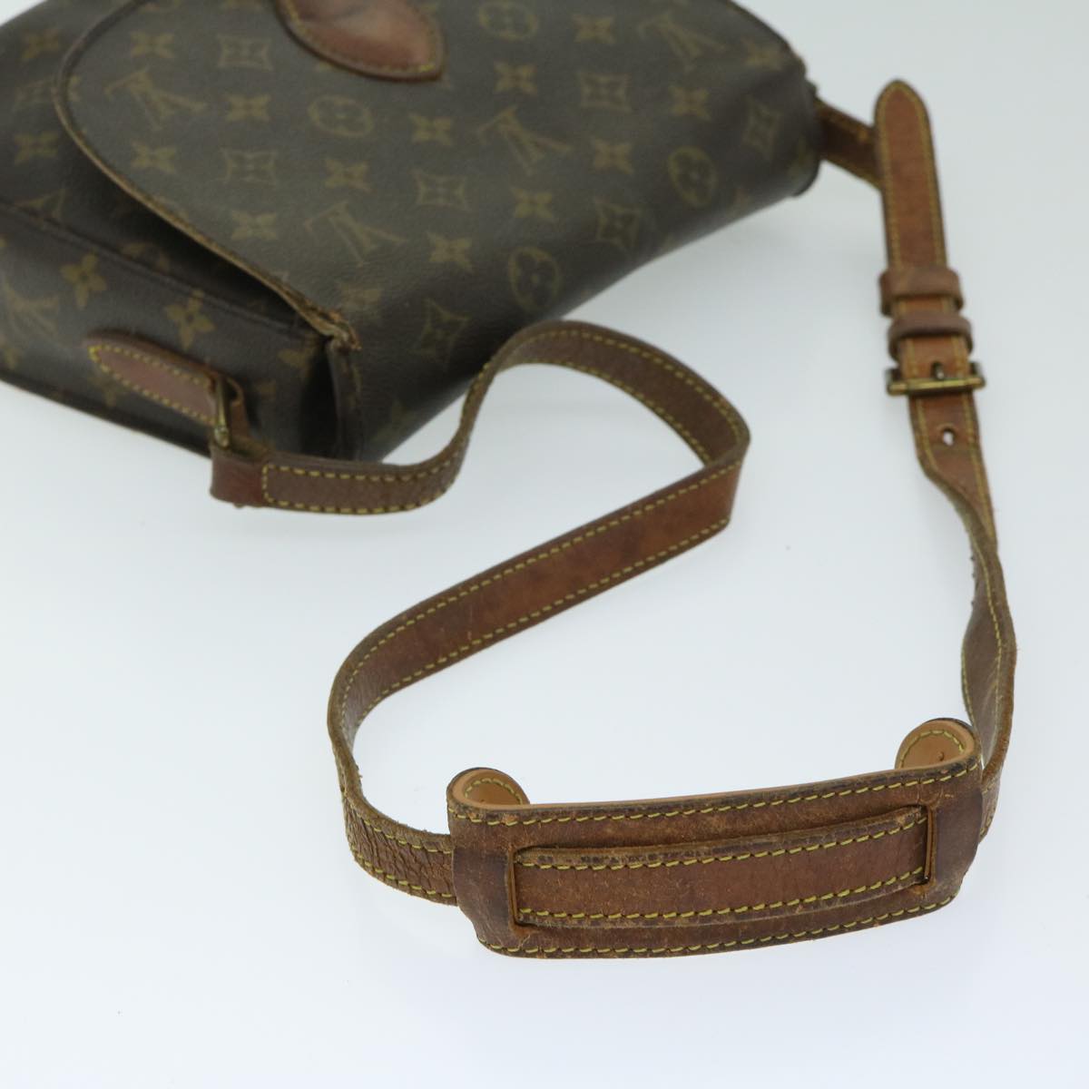 LOUIS VUITTON Monogram Saint Cloud GM Shoulder Bag M51242 LV Auth 67890