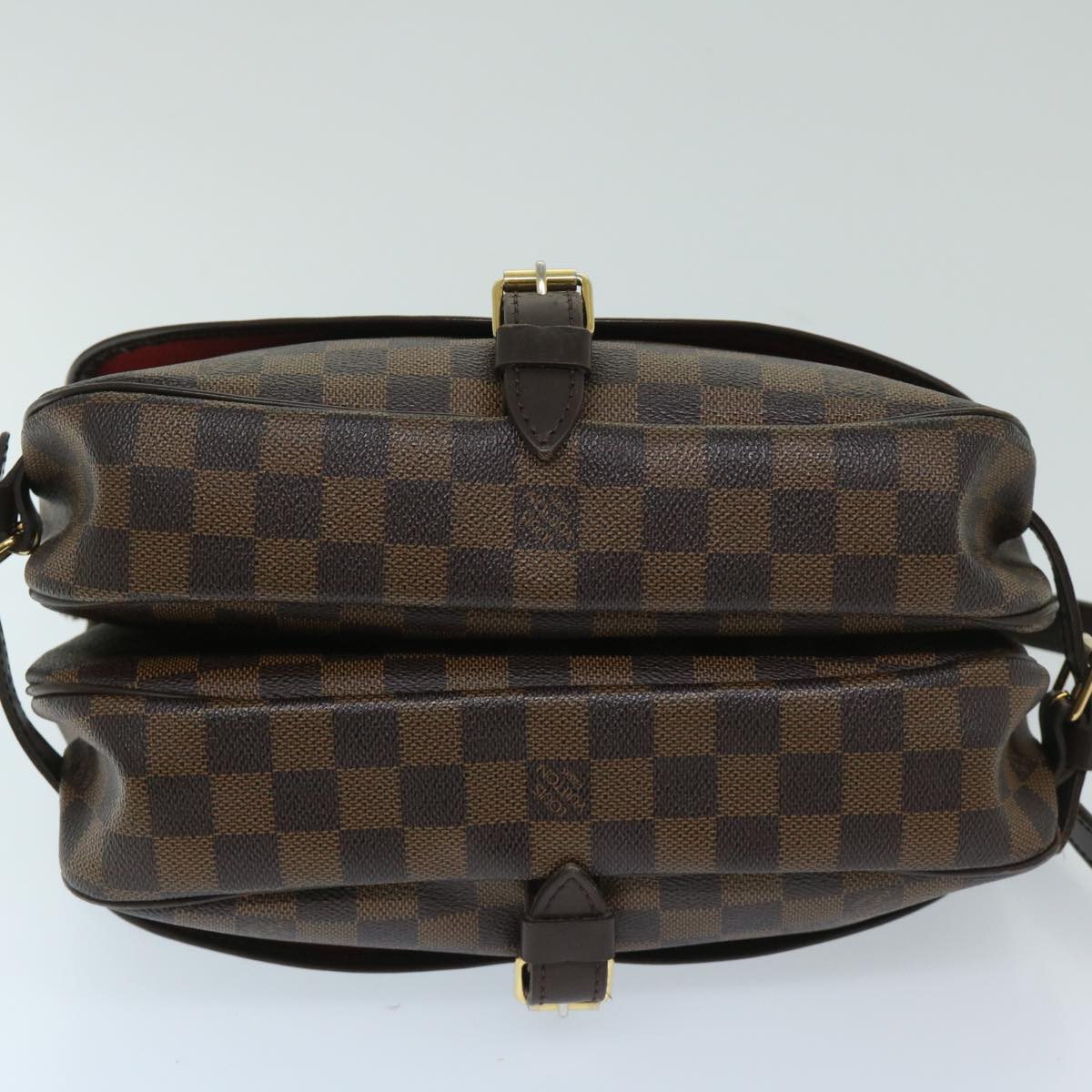 LOUIS VUITTON Damier Ebene Saumur 30 Shoulder Bag N48081 LV Auth 67917A