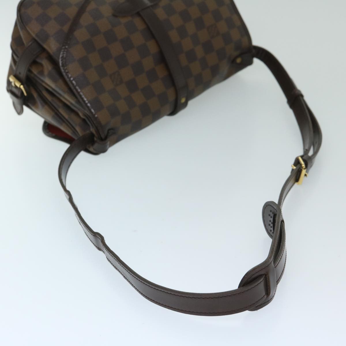 LOUIS VUITTON Damier Ebene Saumur 30 Shoulder Bag N48081 LV Auth 67917A