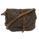 LOUIS VUITTON Monogram Saumur 30 Shoulder Bag M42256 LV Auth 67919-1