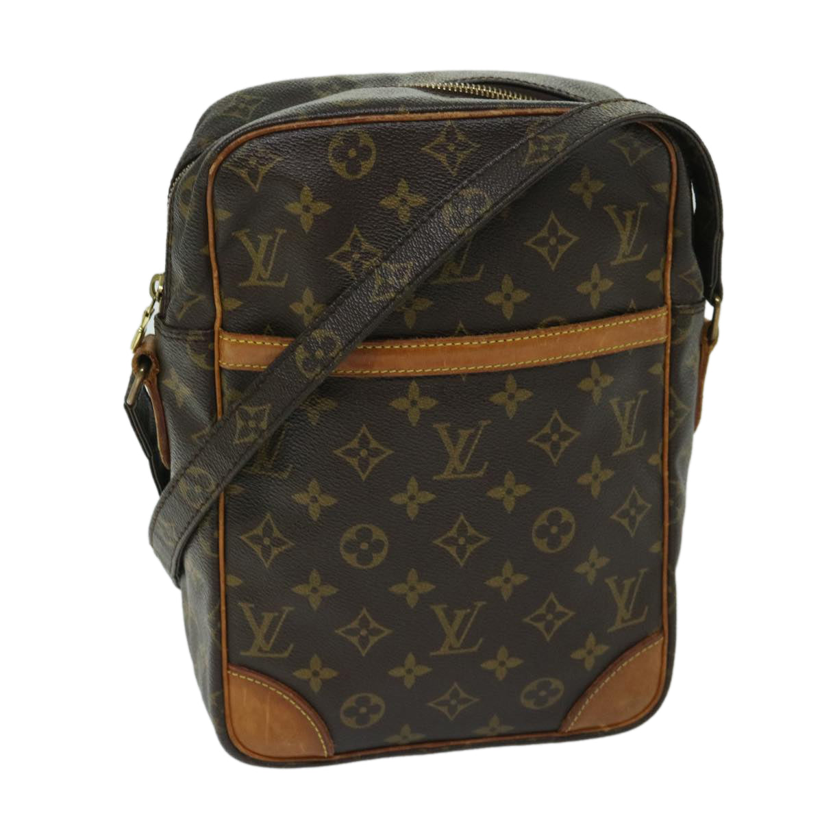 LOUIS VUITTON Monogram Danube MM Shoulder Bag M45264 LV Auth 67920