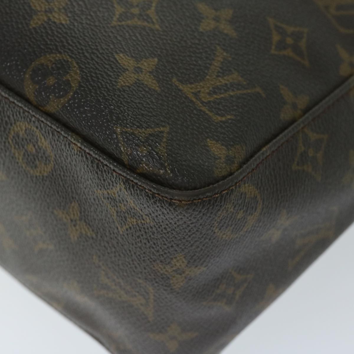 LOUIS VUITTON Monogram Looping GM Shoulder Bag M51145 LV Auth 67924