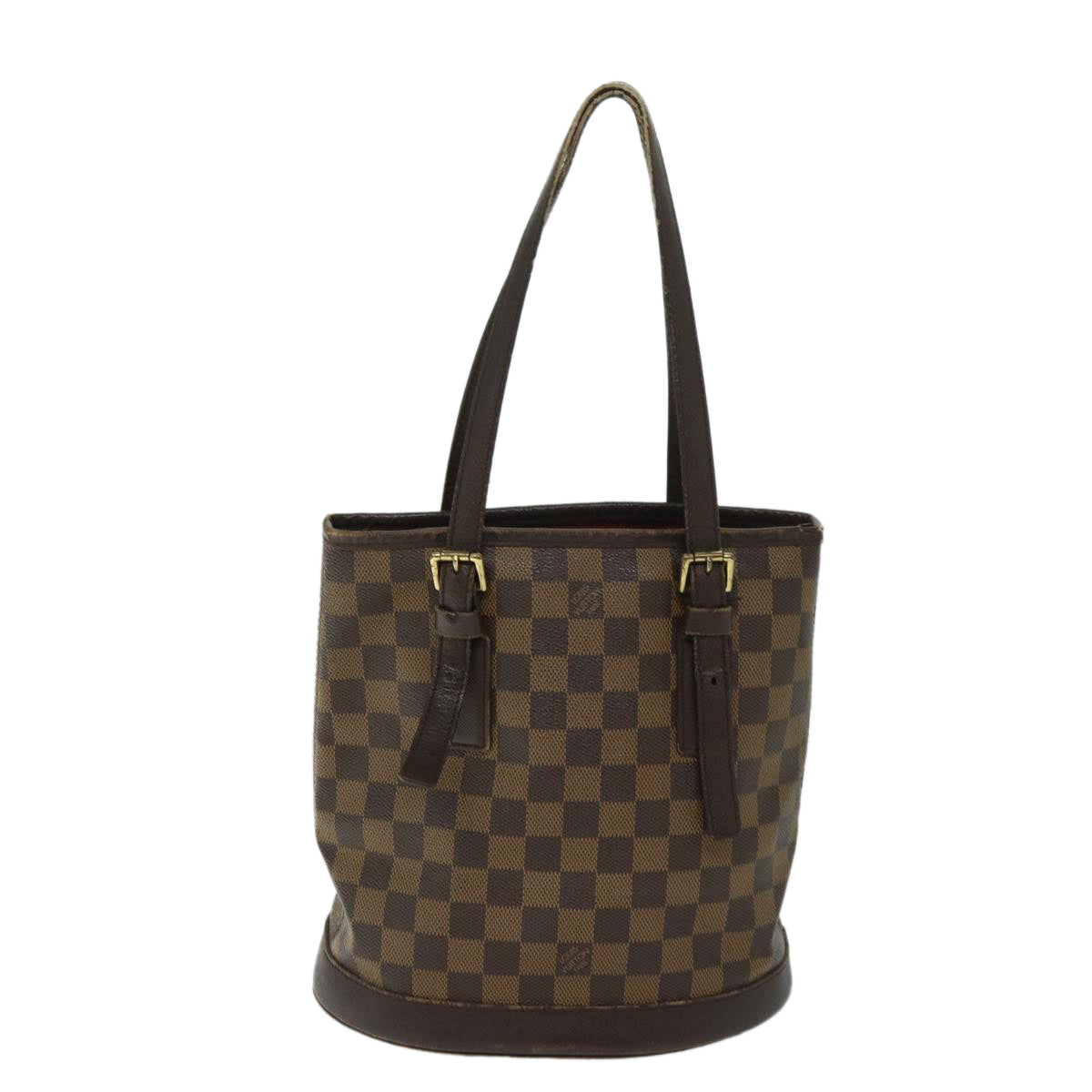 LOUIS VUITTON Damier Ebene Marais Shoulder Bag N42240 LV Auth 67933