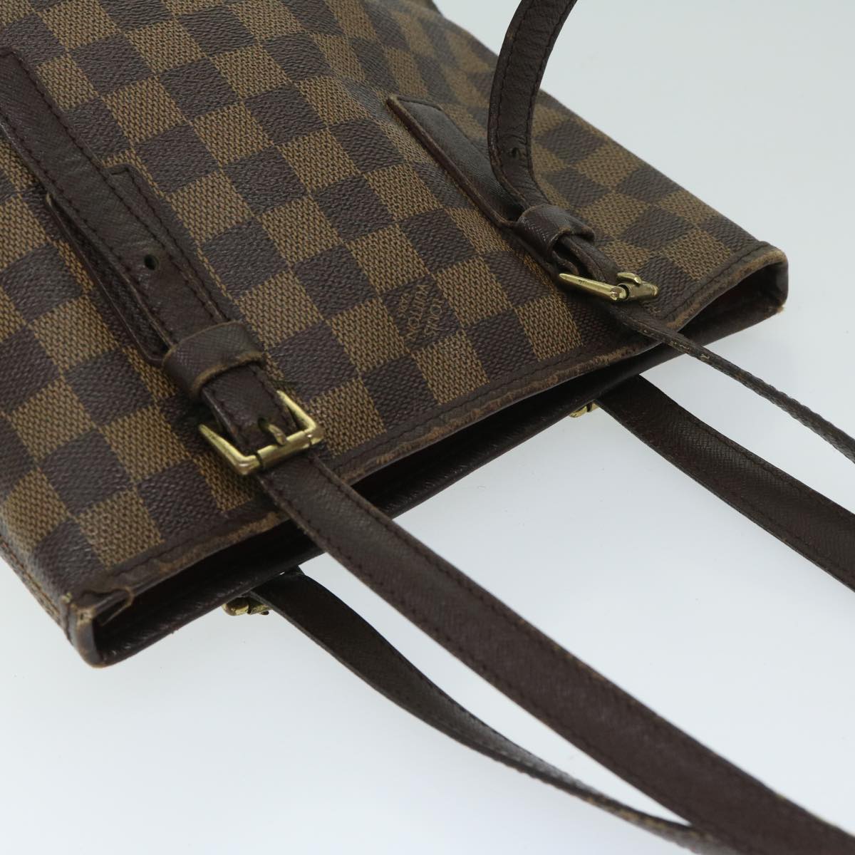 LOUIS VUITTON Damier Ebene Marais Shoulder Bag N42240 LV Auth 67933