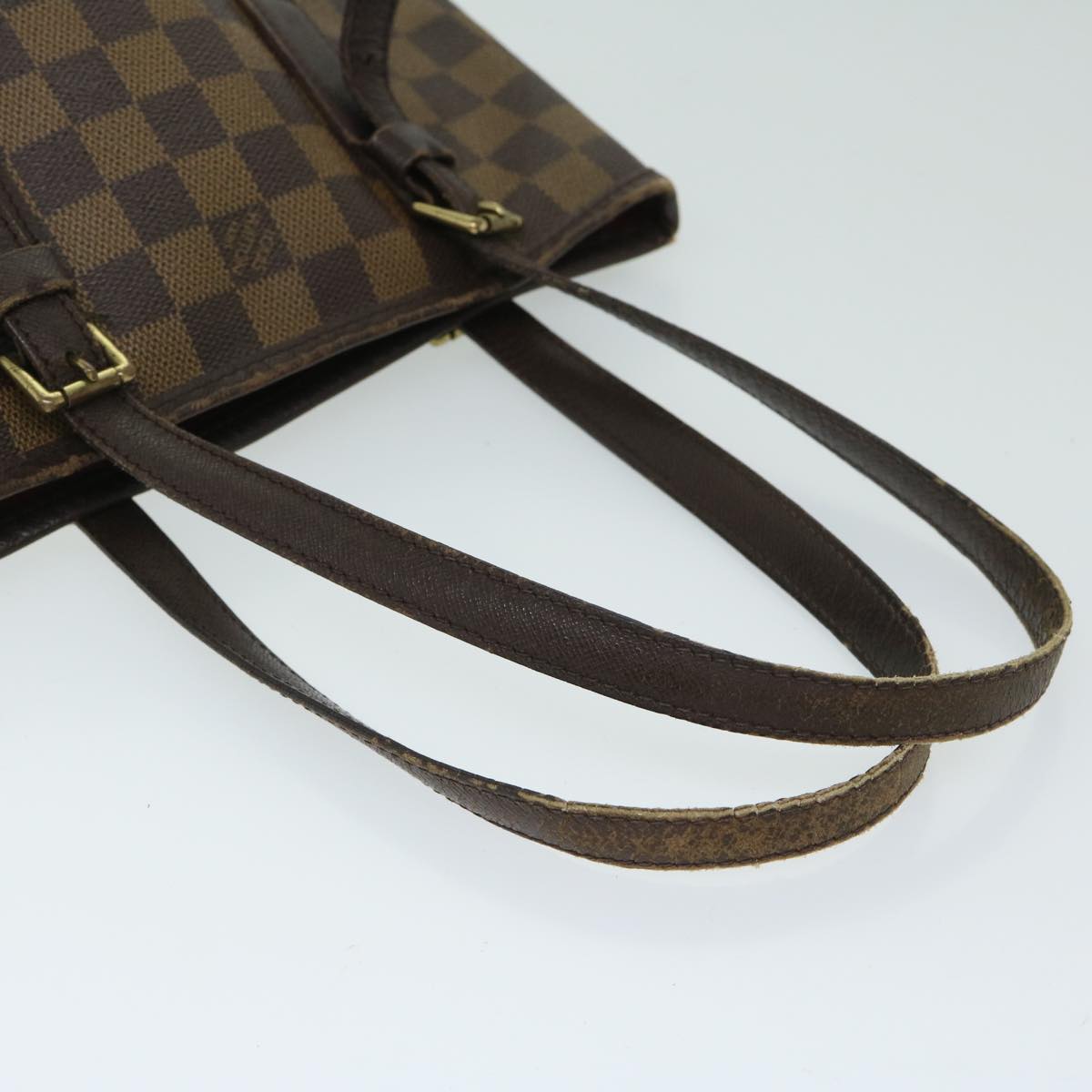 LOUIS VUITTON Damier Ebene Marais Shoulder Bag N42240 LV Auth 67933