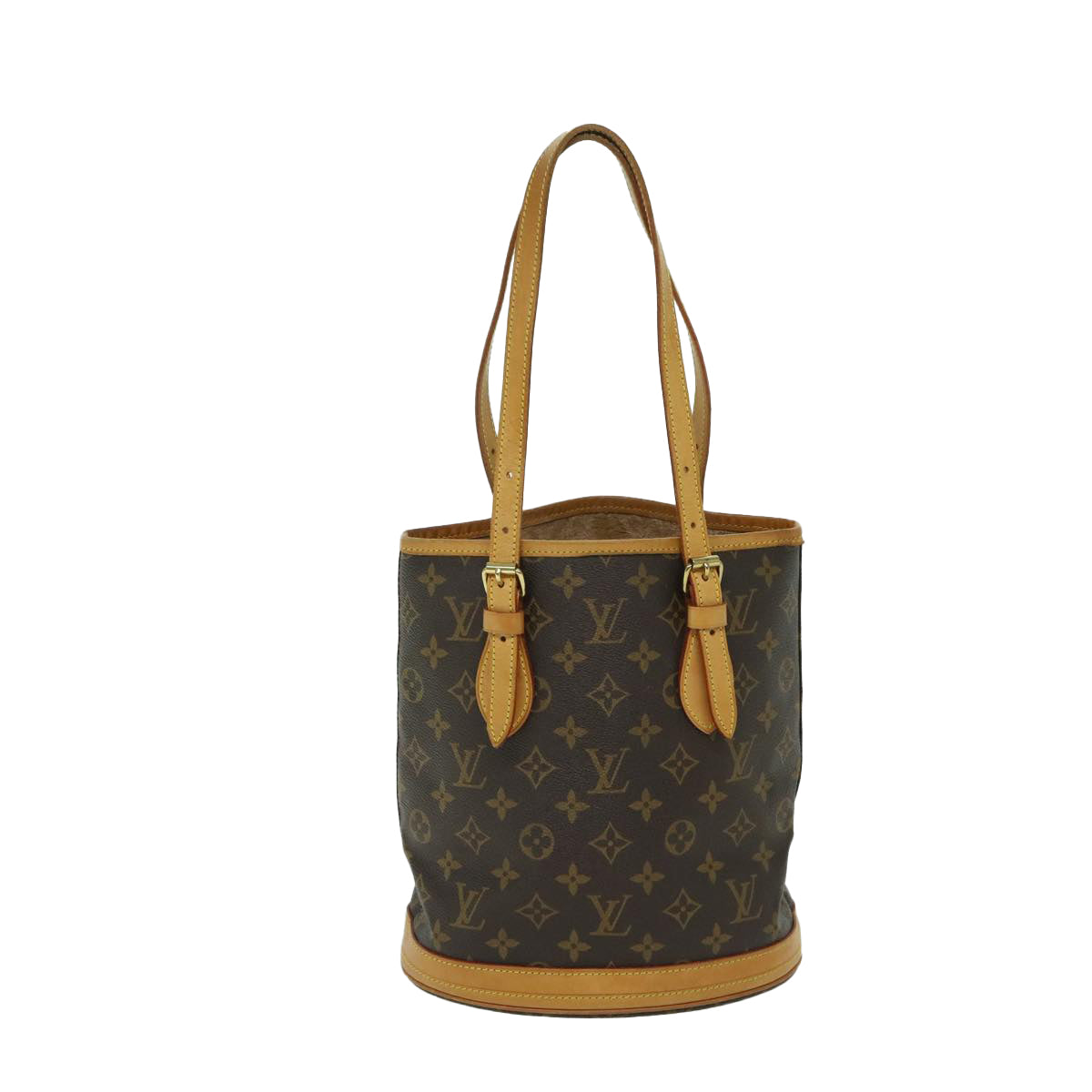 LOUIS VUITTON Monogram Bucket PM Shoulder Bag M42238 LV Auth 67935 - 0