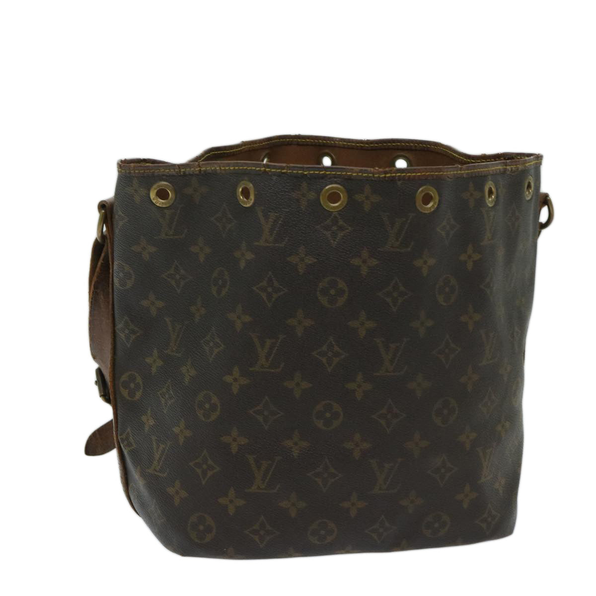 LOUIS VUITTON Monogram Petit Noe Shoulder Bag M42226 LV Auth 67940