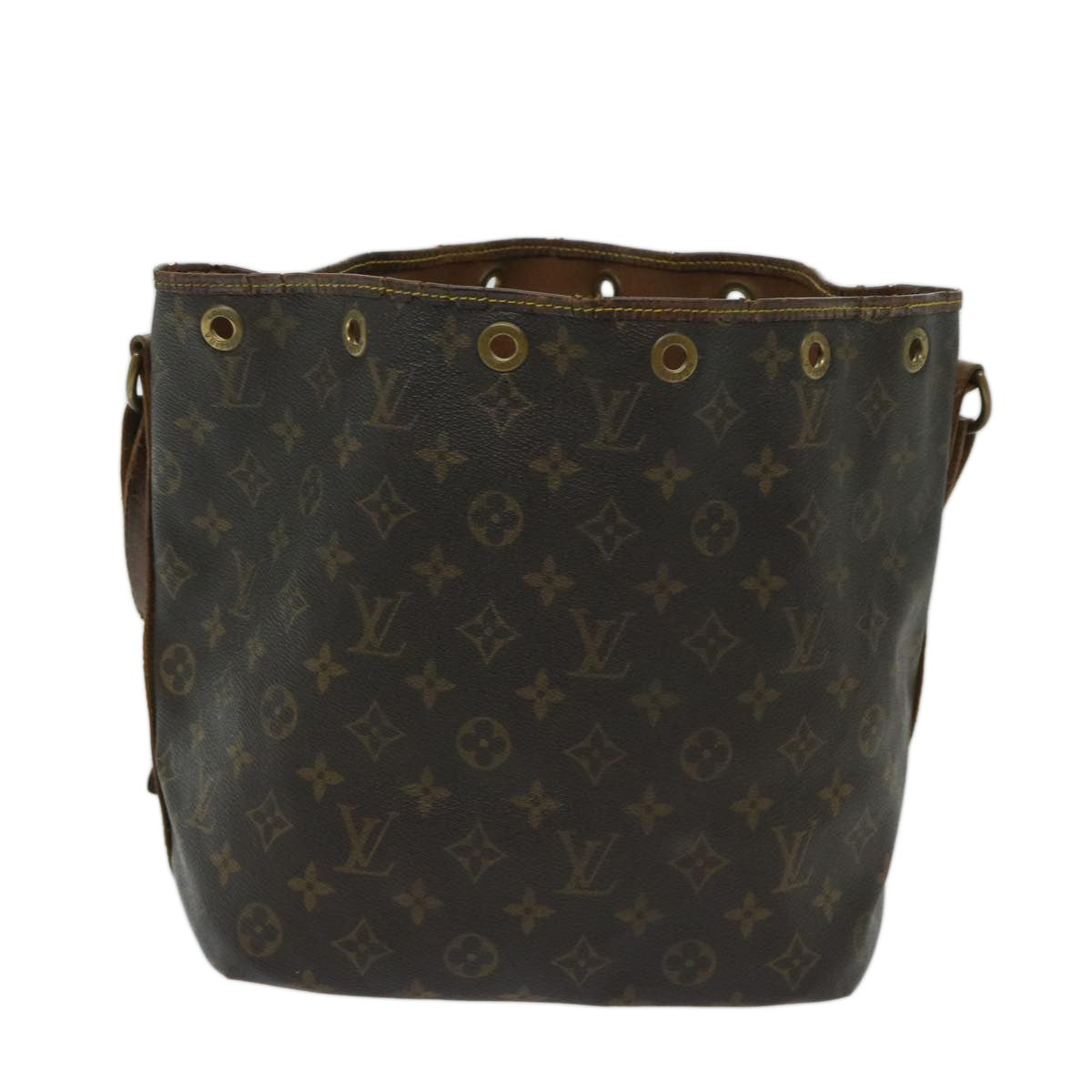 LOUIS VUITTON Monogram Petit Noe Shoulder Bag M42226 LV Auth 67940