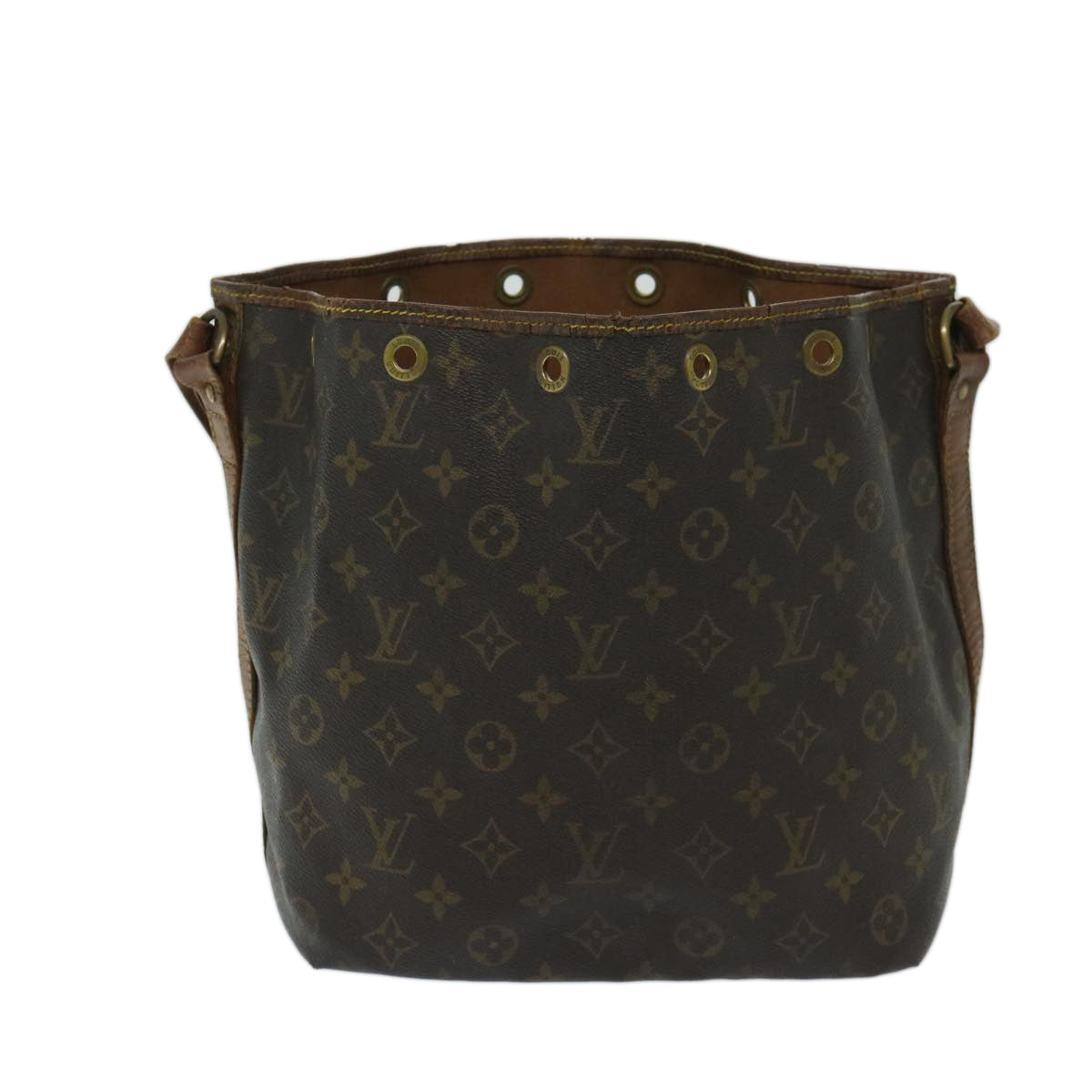 LOUIS VUITTON Monogram Petit Noe Shoulder Bag M42226 LV Auth 67940