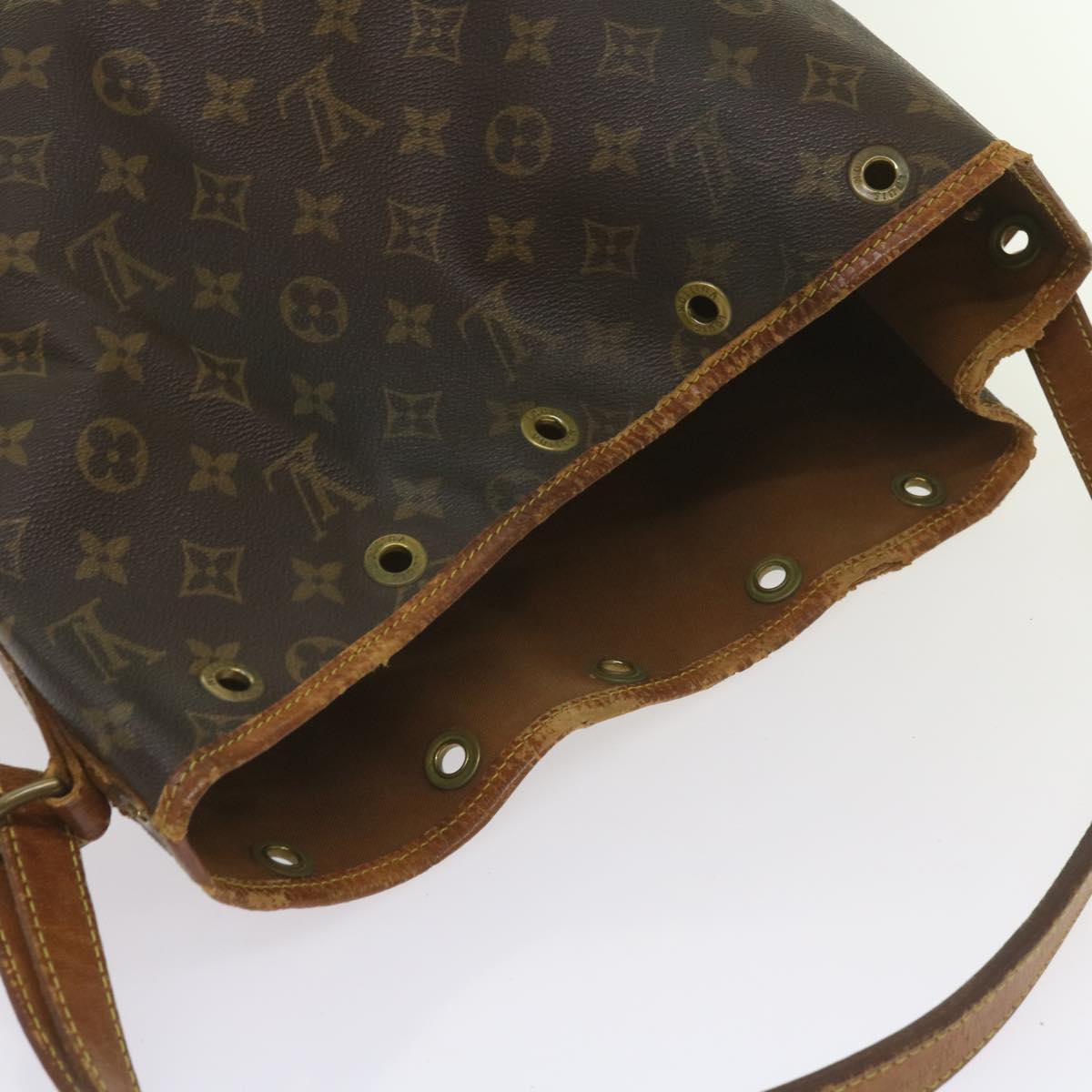 LOUIS VUITTON Monogram Noe Shoulder Bag M42224 LV Auth 67941