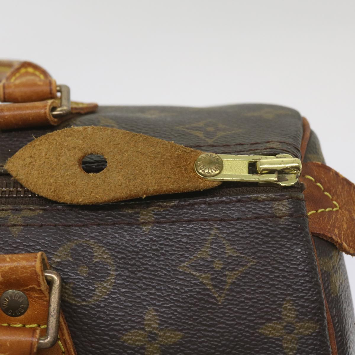 LOUIS VUITTON Monogram Speedy 30 Hand Bag M41526 LV Auth 67946