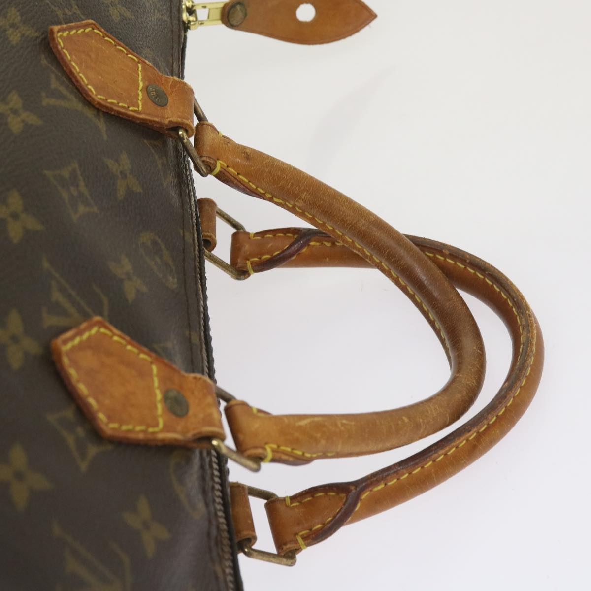 LOUIS VUITTON Monogram Speedy 30 Hand Bag M41526 LV Auth 67946