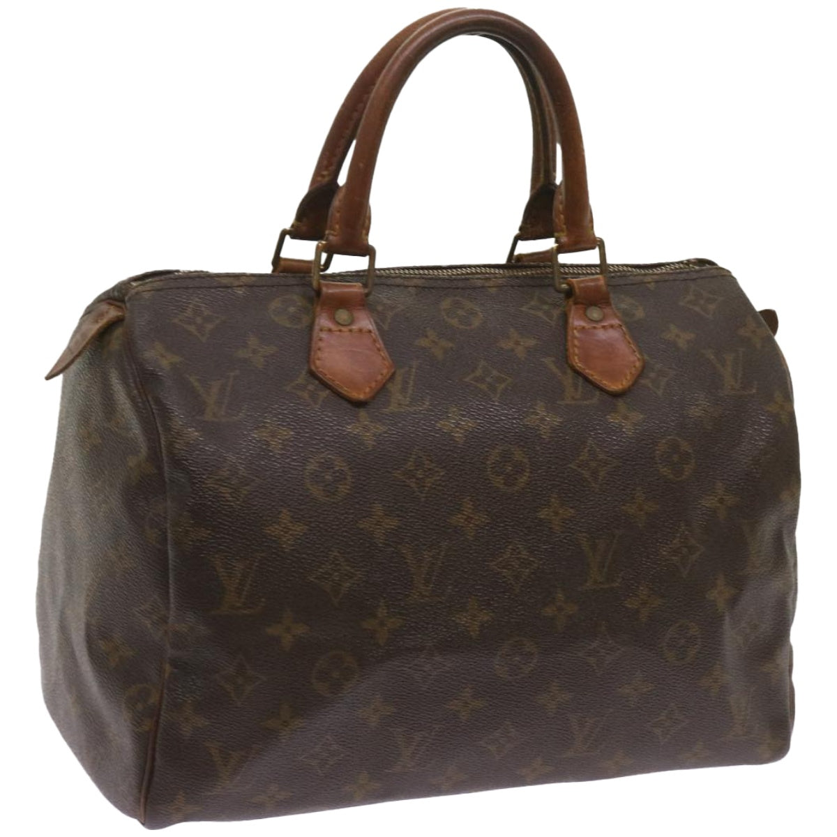 LOUIS VUITTON Monogram Speedy 30 Hand Bag M41526 LV Auth 67948