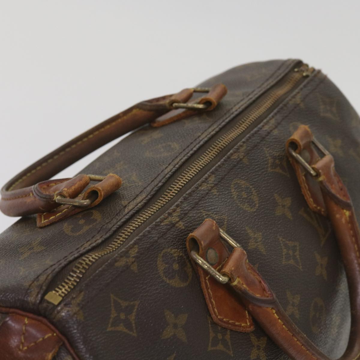 LOUIS VUITTON Monogram Speedy 30 Hand Bag M41526 LV Auth 67948