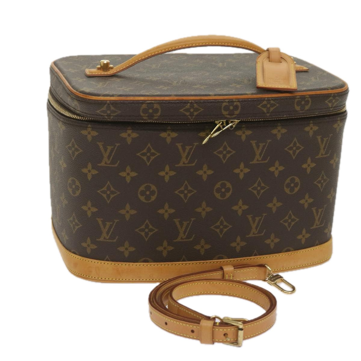 LOUIS VUITTON Monogram Nice Hand Bag 2way M47280 LV Auth 67950A