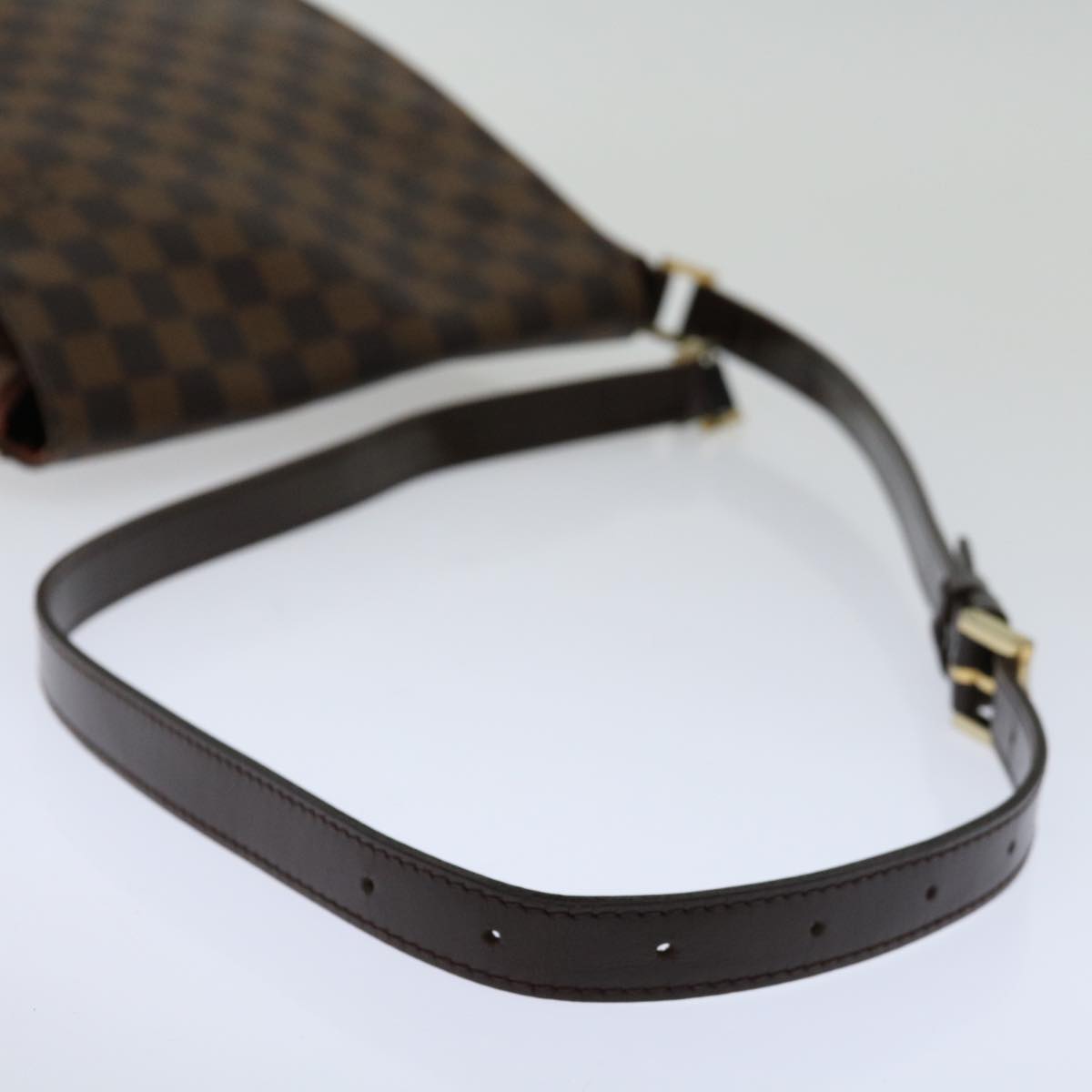 LOUIS VUITTON Damier Ebene Musette Shoulder Bag N51302 LV Auth 67962