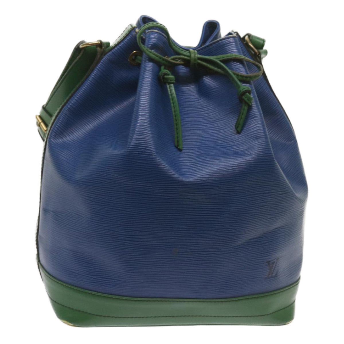 LOUIS VUITTON Epi Noe Shoulder Bag Bicolor Green Blue M44044 LV Auth 67967