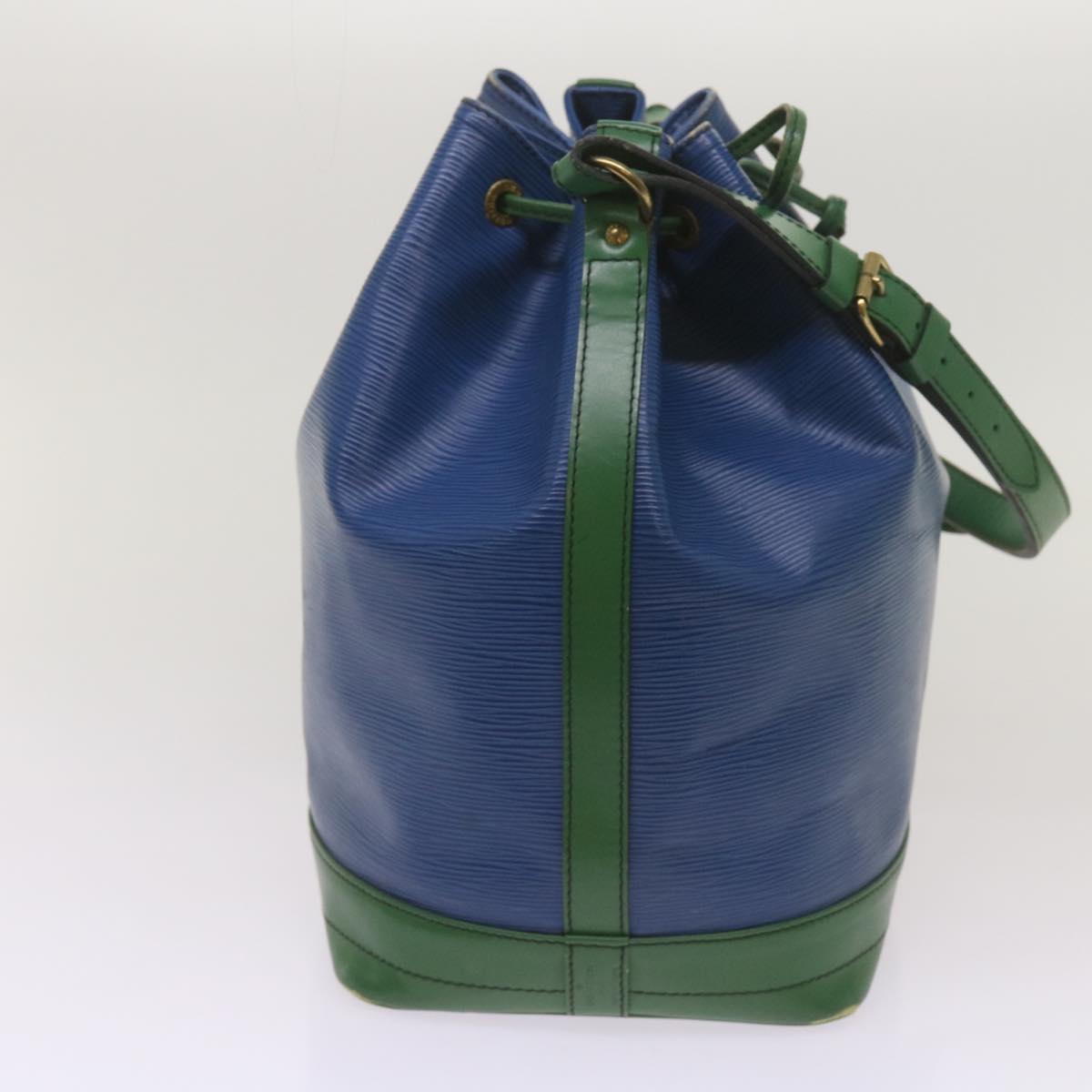 LOUIS VUITTON Epi Noe Shoulder Bag Bicolor Green Blue M44044 LV Auth 67967