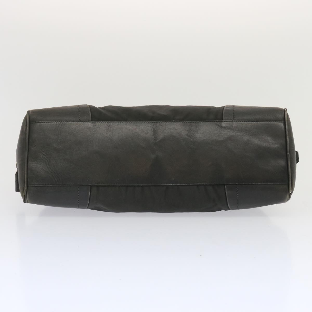 PRADA Hand Bag Nylon Black Auth 67973