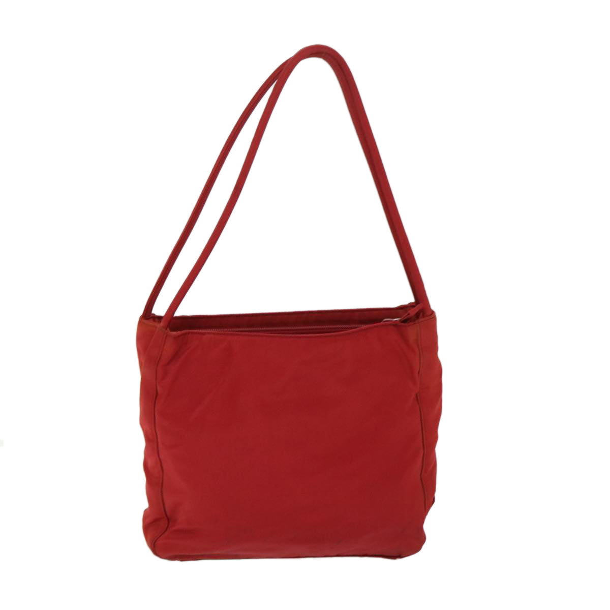 PRADA Hand Bag Nylon Red Auth 67974 - 0
