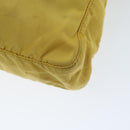 PRADA Tote Bag Nylon Yellow Auth 67978-15