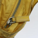PRADA Tote Bag Nylon Yellow Auth 67978-18