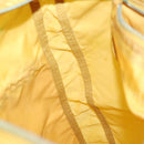 PRADA Tote Bag Nylon Yellow Auth 67978-21