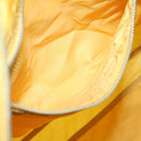 PRADA Tote Bag Nylon Yellow Auth 67978-22