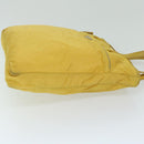 PRADA Tote Bag Nylon Yellow Auth 67978-3
