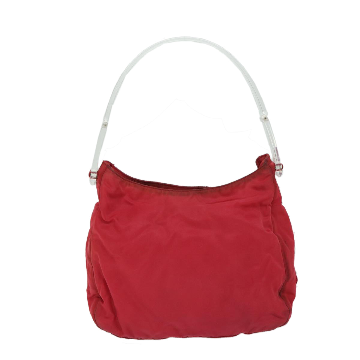 PRADA Shoulder Bag Nylon Red Auth 67982 - 0