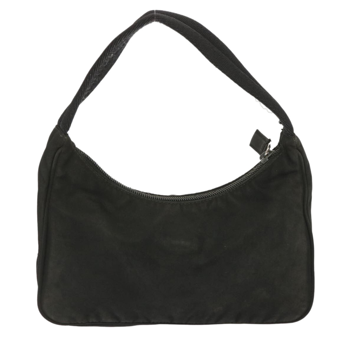 PRADA Hand Bag Nylon Black Auth 67987
